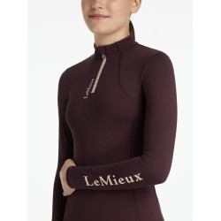 Baselayer LeMieux Young Rider Classique met lange mouwen Damson Violet Baselayer LeMieux Young Rider Classique met lange mouwen Damson Violet