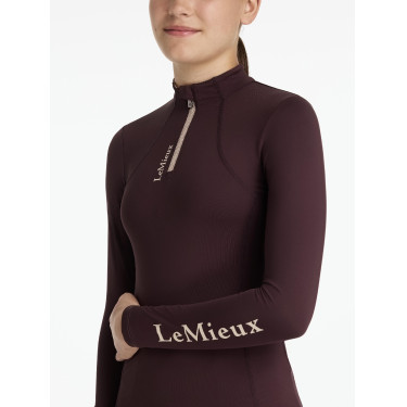 Baselayer LeMieux Young Rider Classique met lange mouwen Damson Violet Baselayer LeMieux Young Rider Classique met lange mouwen Damson Violet