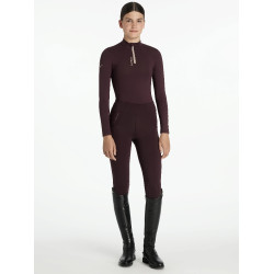 Base Layer LeMieux Young Rider Classique manches longues Damson Violet