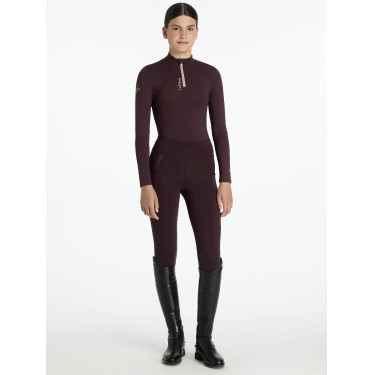 Base Layer LeMieux Young Rider Classique manches longues Damson Violet