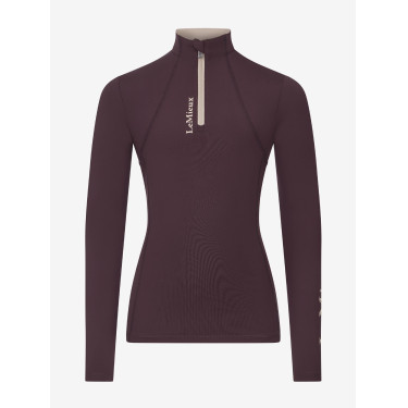 Baselayer LeMieux Young Rider Classique met lange mouwen Damson Violet Baselayer LeMieux Young Rider Classique met lange mouwen Damson Violet