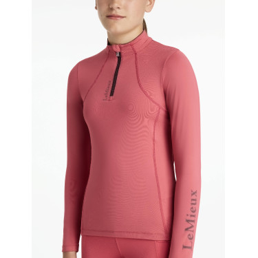 Baselayer LeMieux Young Rider Classique met lange mouwen Veenbes Roze