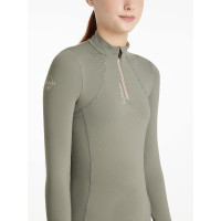 Base Layer LeMieux Young Rider Classique manches longues Bleu benetton