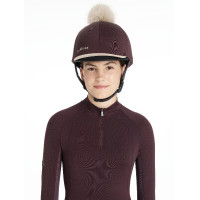 Toque à pompom LeMieux amovible Classique Noir Toque à pompom LeMieux amovible Classique Noir