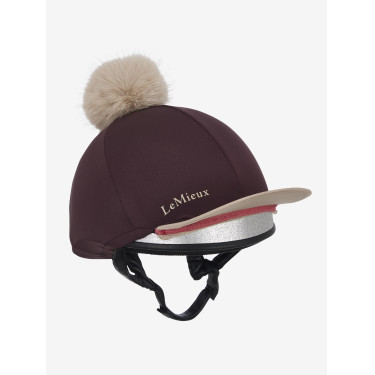 Toque à pompom LeMieux amovible Classique Damson Violet