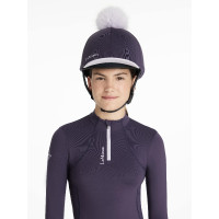 LeMieux Klassieke muts met afneembare pompon Juniper Violet