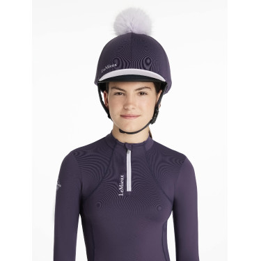 LeMieux Klassieke muts met afneembare pompon Juniper Violet