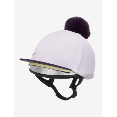 Toque à pompom LeMieux amovible Classique Lilac Violet Toque à pompom LeMieux amovible Classique Lilac Violet