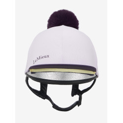 Toque à pompom LeMieux amovible Classique Lilac Violet Toque à pompom LeMieux amovible Classique Lilac Violet