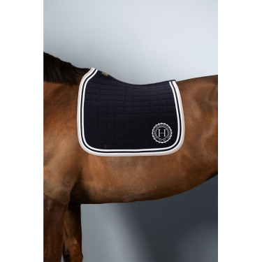 Tapis de selle Harcour Soft Marine / rose clair
