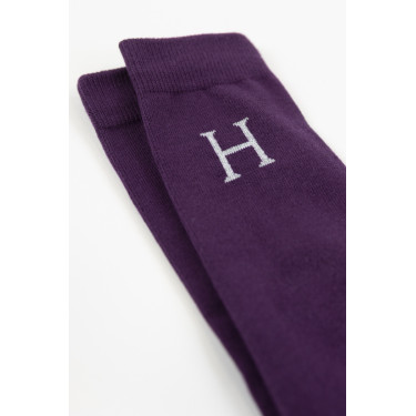 Chaussettes Harcour Sanane Figue Violet