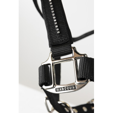 Halter en leidlijn Harcour Amour Zwart Halter en leidlijn Harcour Amour Zwart