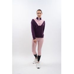 Sweat Harcour Ambre Figue / rose clair Sweat Harcour Ambre Figue / rose clair