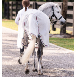 Chemise anti-mouches Horseware Amigo Bug Rug Pony Argent / citron / marine / rose / bleu