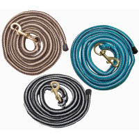 Elastische ronde longe T van T Blauw / lichtblauw Elastische ronde longe T van T Blauw / lichtblauw