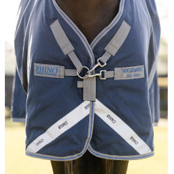 Horseware Rhino Turnout 0g deken Zwart / titaniumgrijs / klassiek blauw Horseware Rhino Turnout 0g deken Zwart / titaniumgrijs / klassiek blauw