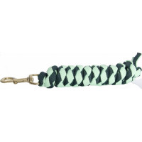 Gevlochten Amerikaanse teugel T de T Donkergroen / lichtgroen