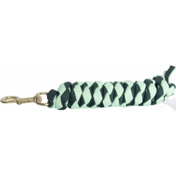 Gevlochten Amerikaanse teugel T de T Donkergroen / lichtgroen