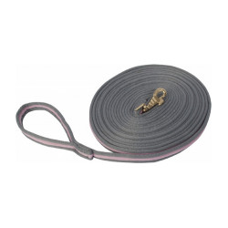 Longe de travail matelassée T de T Gris / rose