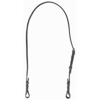 Montants de bride T de T Havane foncé Marron