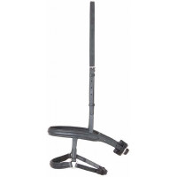 Frans/Duitse gecombineerde neusriem T de T Zwart