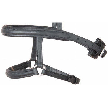 Muserolle mixte française / allemande T de T Noir