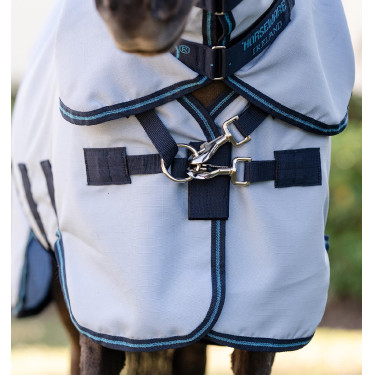 Horseware deken met onverscheurbare hals Amigo voor mini Hemelsblauw / marineblauw / elektrisch blauw Horseware deken met onverscheurbare hals Amigo voor mini Hemelsblauw / marineblauw / elektrisch blauw