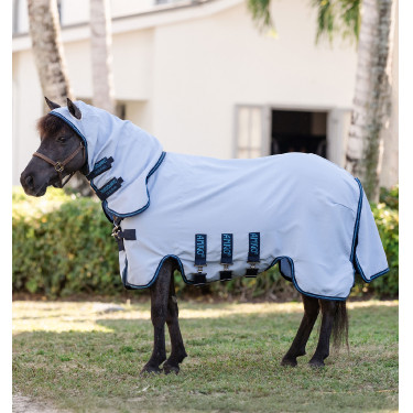 Horseware deken met onverscheurbare hals Amigo voor mini Hemelsblauw / marineblauw / elektrisch blauw Horseware deken met onverscheurbare hals Amigo voor mini Hemelsblauw / marineblauw / elektrisch blauw