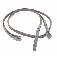 Rênes allemandes en sangle T de T Marron foncé Rênes allemandes en sangle T de T Marron foncé