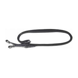 Rênes allemandes en sangle T de T Noir