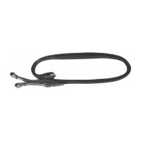 Rênes allemandes en sangle T de T Noir