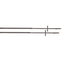Rênes caoutchouc petits picots T de T Havane foncé Marron Rênes caoutchouc petits picots T de T Havane foncé Marron