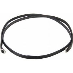 Rênes de gogue cuir T de T Noir