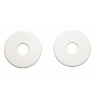 Rondelles de mors en caoutchouc T de T Blanc Rondelles de mors en caoutchouc T de T Blanc