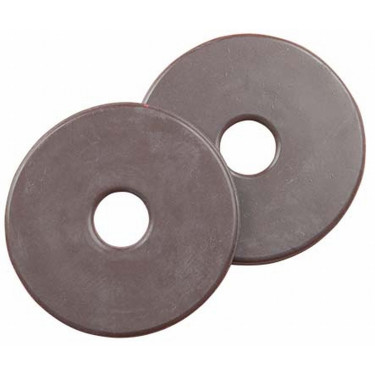 Rondelles de mors en caoutchouc T de T Marron