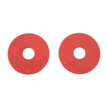 Rondelles de mors en caoutchouc T de T Rouge Rondelles de mors en caoutchouc T de T Rouge