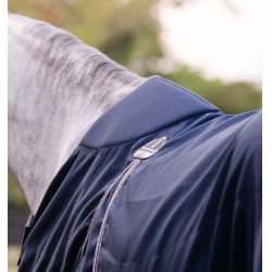 Boxdeken Horseware Rambo Optimo 0g Marine / onweer / zilvergrijs Marineblauw