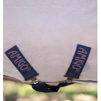 Couverture anti-mouches Horseware Amigo Bug Rug Petite 0g Argent / citron / marine / rose / bleu