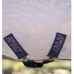 Vliegendeken Horseware Amigo Bug Rug Petite 0g Zilver / citroen / marine / roze / blauw