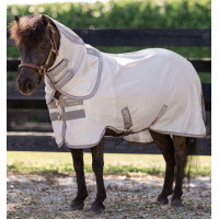 Vliegendeken Horseware Amigo Bug Rug Petite 0g Zilver / titaniumgrijs / zilver Vliegendeken Horseware Amigo Bug Rug Petite 0g Zilver / titaniumgrijs / zilver