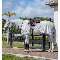Couvre-reins Horseware anti-mouches Fluo Amigo Flyrider 0g