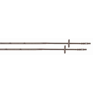 Super Grip teugels met T-stoppers van T de T Super Grip teugels met T-stoppers van T de T