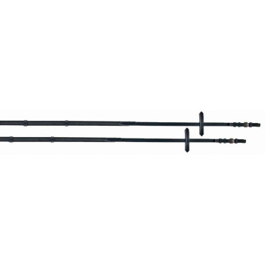 Super Grip teugels met T-stoppers van T de T Super Grip teugels met T-stoppers van T de T