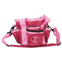 Sac de pansage petit modèle T de T Bordeaux / rose Sac de pansage petit modèle T de T Bordeaux / rose