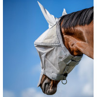Masque anti-mouches Horseware Rambo Plus Argent / bleu