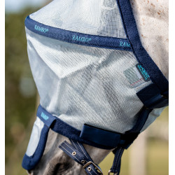 Masque anti-mouches Horseware Rambo Plus Bleu azure / marine / bleu électrique