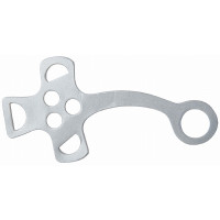 Hackamore T-stangen van T Zilverkleurig Grijs Hackamore T-stangen van T Zilverkleurig Grijs