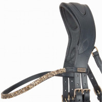 Anatomisch kopstuk Hopper T de T met strass Bruin / zilver