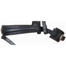 Bridon têtière anatomique Hopper T de T strass Noir / argent Bridon têtière anatomique Hopper T de T strass Noir / argent