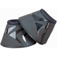Neopreen klittenband klokjes PVC schaal T van T Zwart